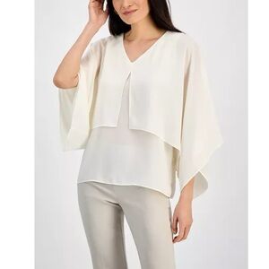 Women's Poncho Style Blouse